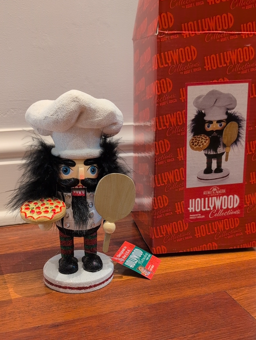 Kurt S. Adler Hollywood Collection Pizza Chef Nutcracker
